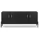 Rosedale Ebony Oak Veneer 4 Door Sideboard
