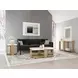 Sanibel Pale Oak and White Rectangular End Table