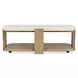 Sanibel Pale Oak and White Rectangular Cocktail Table