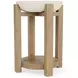 Sanibel Pale Oak and White Rectangular Occasional Table Set
