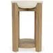 Sanibel Pale Oak and White Rectangular Occasional Table Set