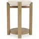 Sanibel Pale Oak and White Rectangular Occasional Table Set