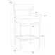 Seneca Danny Ivory Counter Height Stool