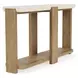 Sanibel Pale Oak and White Rectangular Occasional Table Set