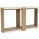 Sanibel Pale Oak and White Rectangular Occasional Table Set