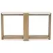 Sanibel Pale Oak and White Rectangular Occasional Table Set