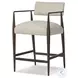 Waldon Charter Oatmeal Performance Fabric Counter Height Stool