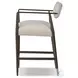 Waldon Charter Oatmeal Performance Fabric Counter Height Stool