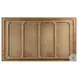 Eaton Amber Oak Resin King Upholstered Bed