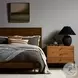 Eaton Amber Oak Resin Upholstered Bedroom Set