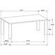 Castlewood Brown Oak 71" Rectangular Dining Table