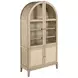 Kailani Beige Oak Vitrine Cabinet