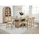 Kailani Beige Oak Vitrine Cabinet