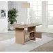 Kailani Beige Oak Counter Height Dining Table