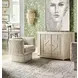 Isabel Antique White 2 Door Accent Cabinet