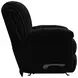 Comet Black Rocker Recliner