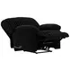 Comet Black Rocker Recliner