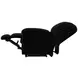 Comet Black Rocker Recliner