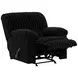 Comet Black Lay Flat Reclining Living Room Set