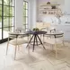 Equinox Oyster Gray Upholstered Dining Arm Chair