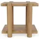 Taos Toasted Hemlock Rectangular End Table