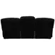 Comet Black 85" Lay Flat Reclining Sofa