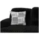 Comet Black 85" Lay Flat Reclining Sofa