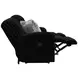 Comet Black 85" Lay Flat Reclining Sofa