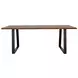 Ditman Grey Sheesham and Black Dining Table
