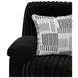 Comet Black 60" Lay Flat Reclining Loveseat