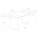 Aemond Clear And White Dining Table