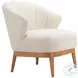 Leque Tawny Beige Accent Chair