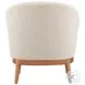 Leque Tawny Beige Accent Chair