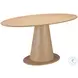 Disque Natural Oval Dining Table