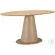 Disque Natural Oval Dining Table