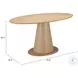 Disque Natural Oval Dining Table