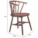 Stenger Walnut Dining Chair Set of 2
