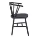 Stenger Black Dining Chair Set of 2