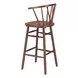 Stenger Walnut Bar Stool Set of 2