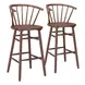 Stenger Walnut Bar Stool Set of 2