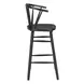 Stenger Black Bar Stool Set of 2