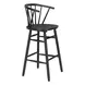 Stenger Black Bar Stool Set of 2