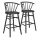 Stenger Black Bar Stool Set of 2