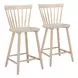 Tyce Natural Counter Height Stool Set of 2