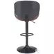 Meyane Brown Adjustable Bar Stool