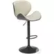Meyane Gray Adjustable Bar Stool