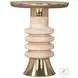 Ringar Gold And Natural Side Table