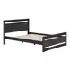 Repos Black Queen Panel Bed