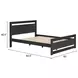 Repos Black Queen Panel Bed