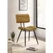Misty Camel And Black Padded Side Chair Set of 2